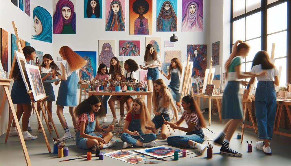 empowering girls through art